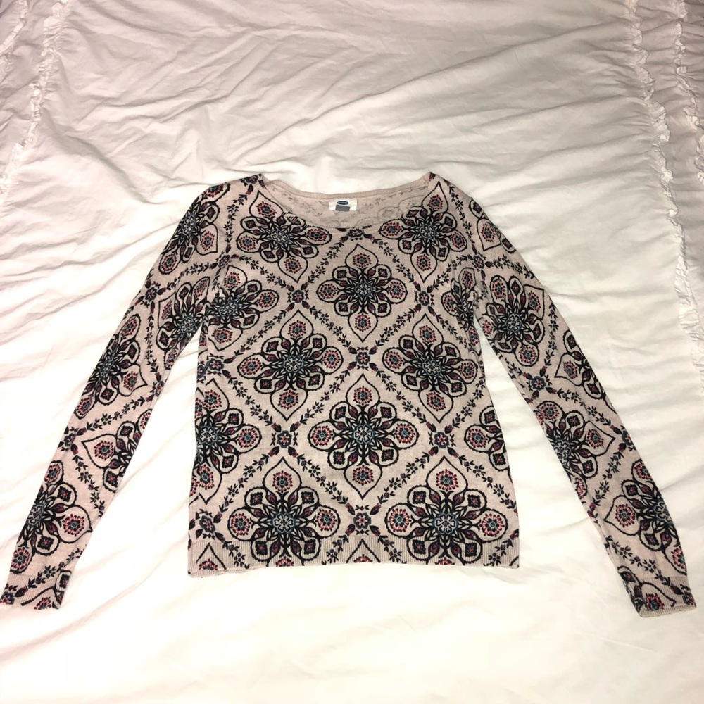 Old Navy Thin Floral Sweater